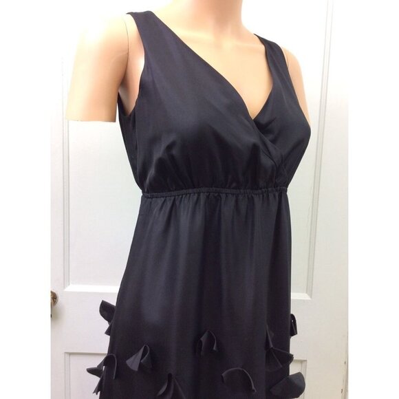 Garnet Hill Silk Dress Sleeveless Womens 4 - Picture 4 of 9